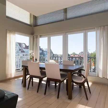 Fantastic Sunny And Modern Corner Apartment In Center Of Knokke